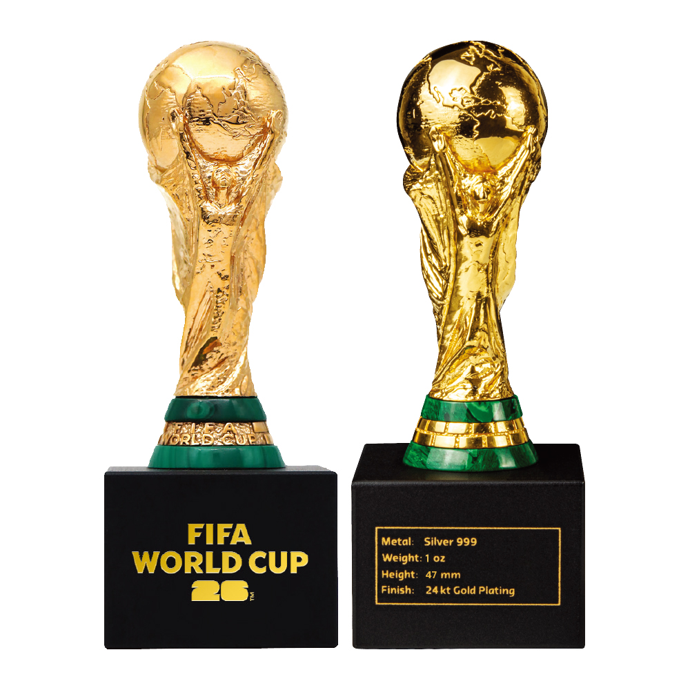 ‘FIFA 월드컵 2026™’ 31.1g 금도금 은 트로피 3D 레플리카