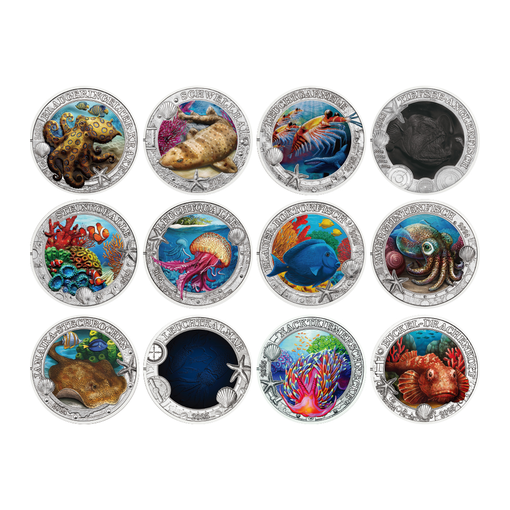 오스트리아 해양 생물 시리즈 1~12차 동화 12종 세트