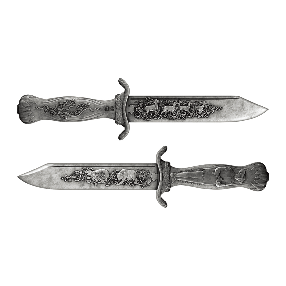 서사모아 2026 ‘시어도어 루즈벨트의 보위 나이프’ 앤틱피니쉬 은화