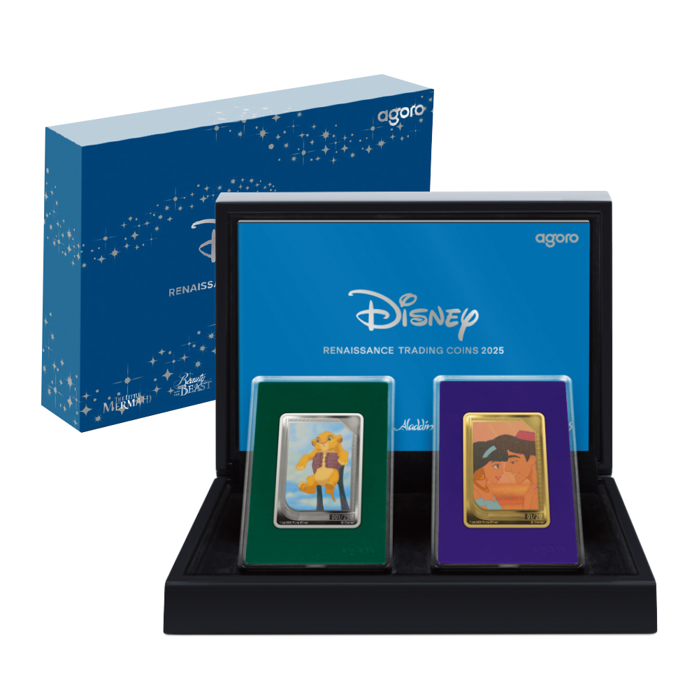 니우에 2025 ‘디즈니 트레이딩’ 색채 은화 2종 세트