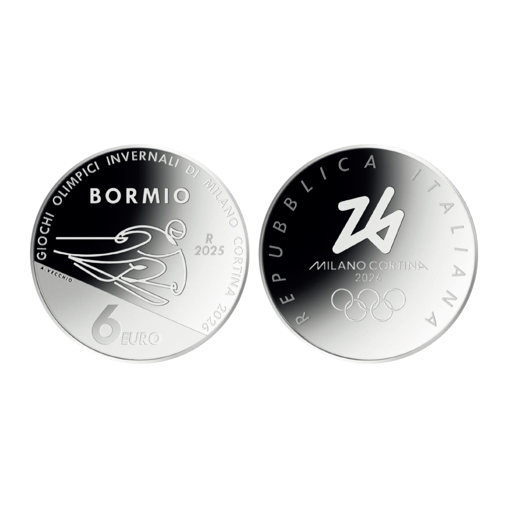 이탈리아 ‘2026 밀라노 · 코르티나담페초 동계올림픽’ 은화 - 알파인 스키