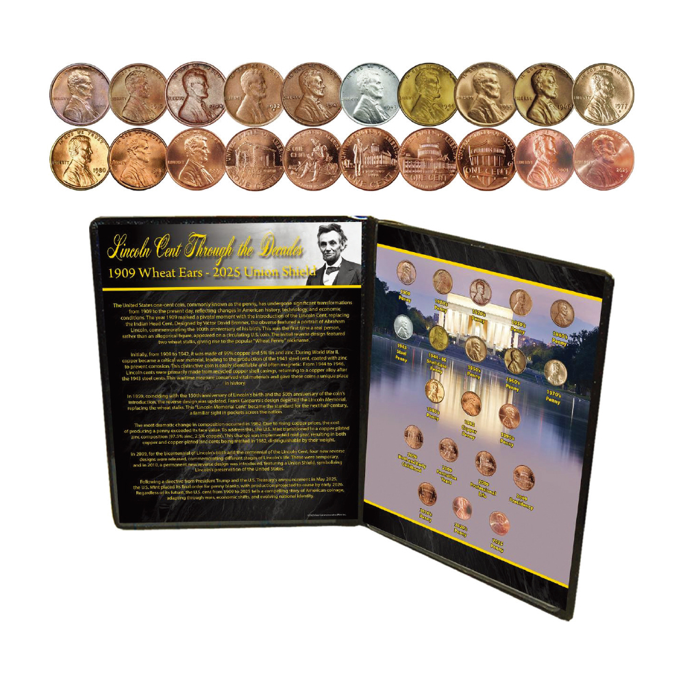 미국 링컨 페니 20종 세트 (1909~2025)