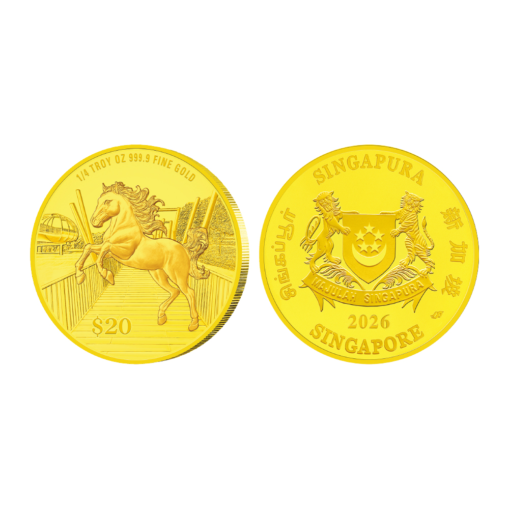 싱가포르 2026 ‘말의 해’ 7.776g 금화