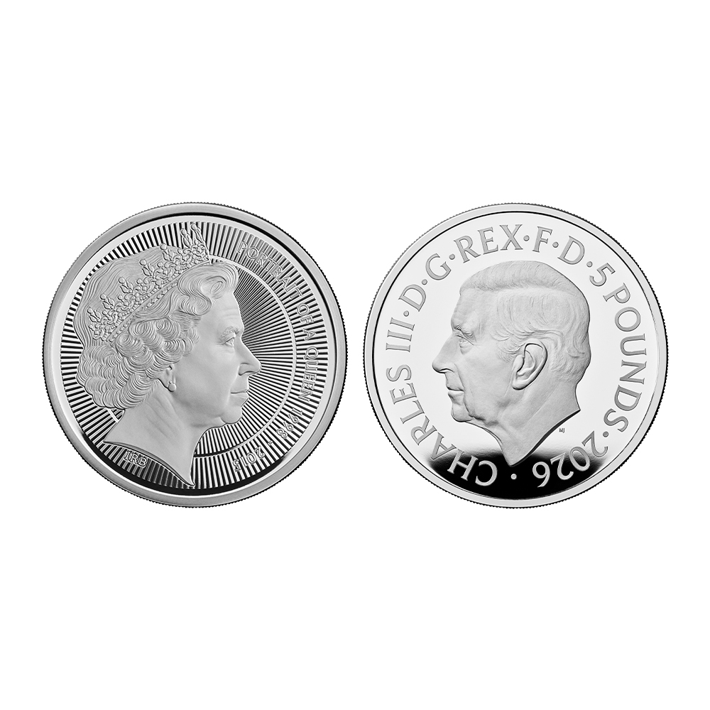 영국 2026 ‘엘리자베스 2세 여왕 초상 리마스터 시리즈(4차)’ 피에포르 은화  - 1998년 이언 랭크-브로들리