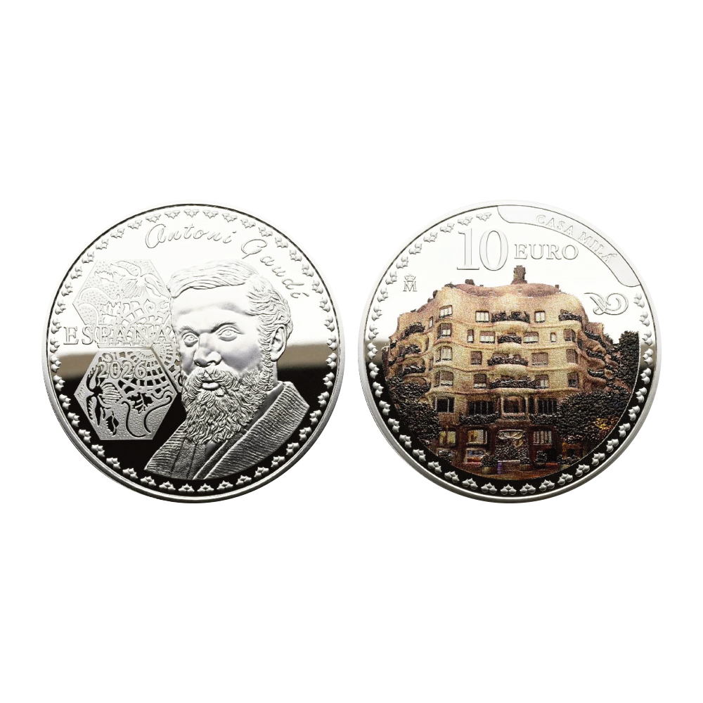 스페인 2026 ‘가우디 서거 100주년 - 카사 밀라’ 색채 은화