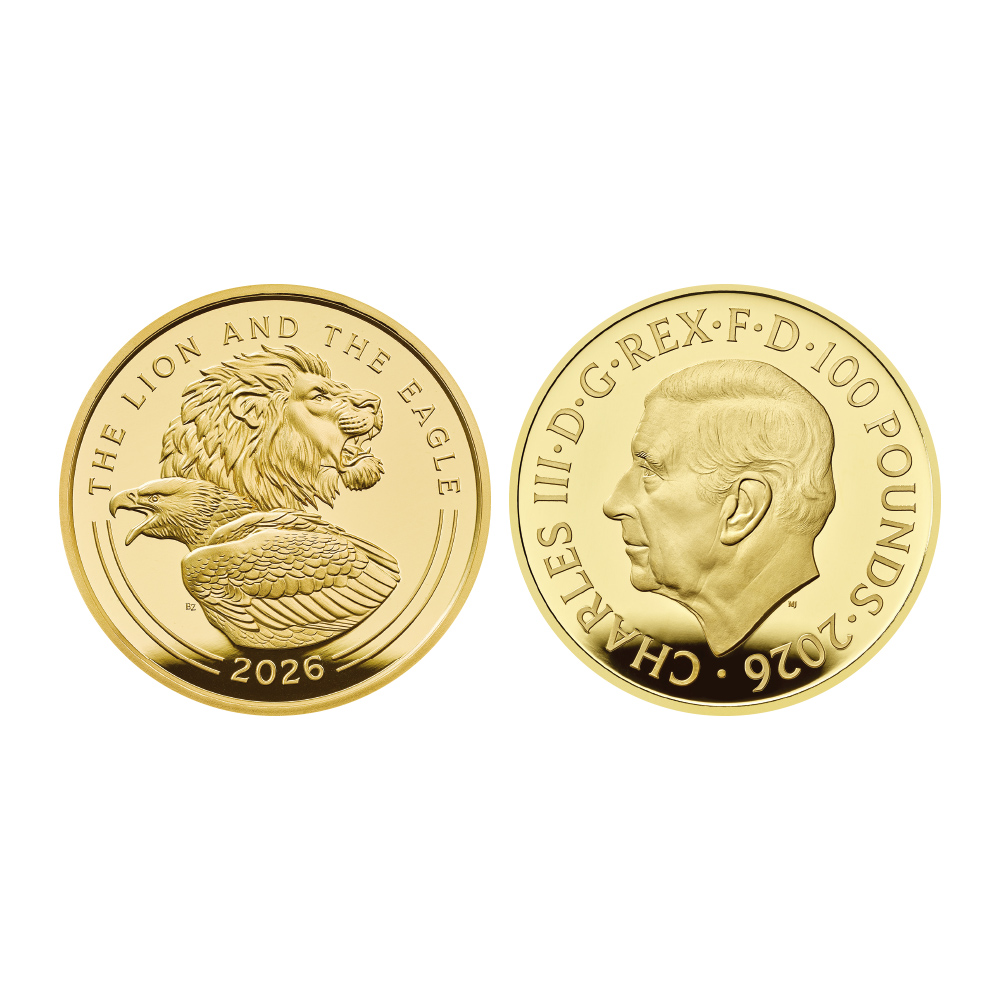 영국 2026 ‘더 라이언 앤 더 이글’ 금화