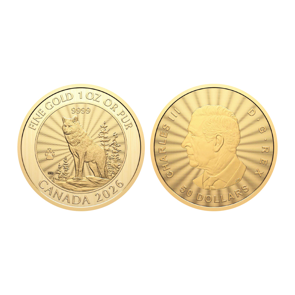캐나다 2026 ‘늑대’ 프리비마크 불리온 금화