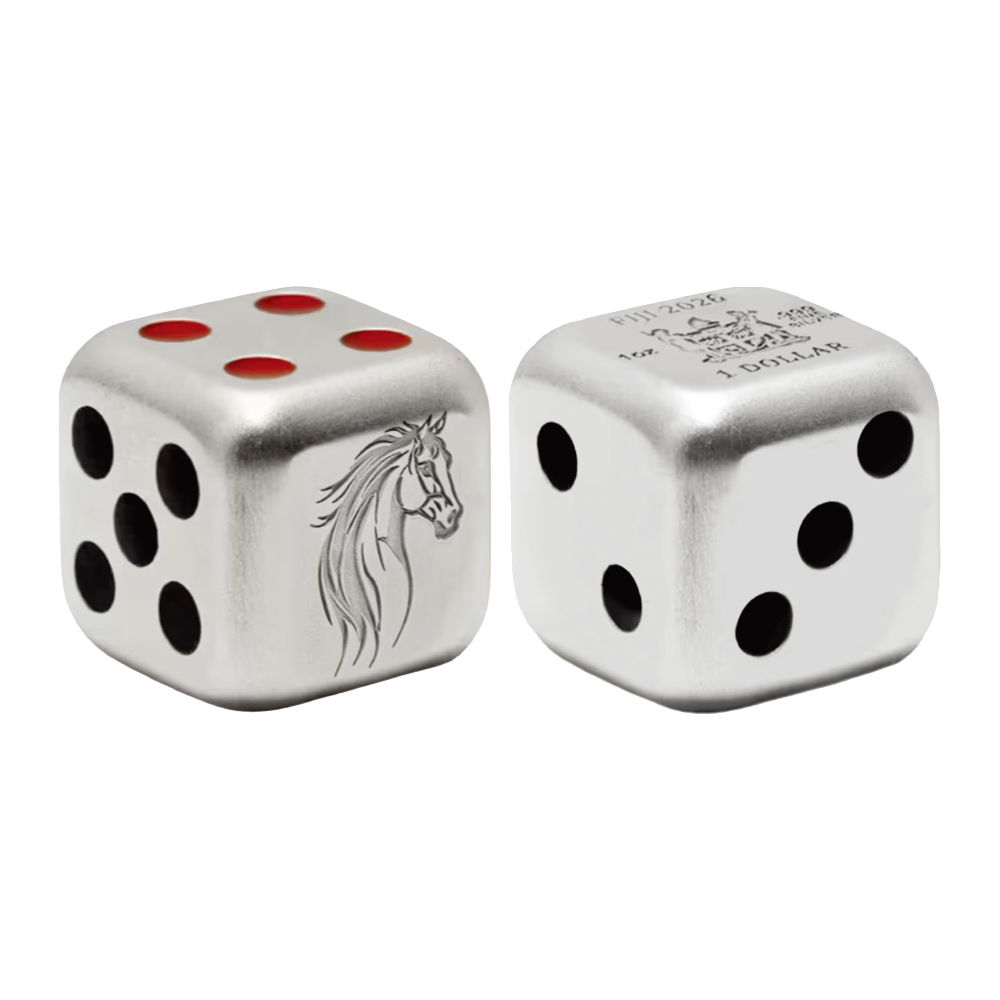 피지 2026 ‘말의 해’ 주사위 앤틱피니쉬 은화